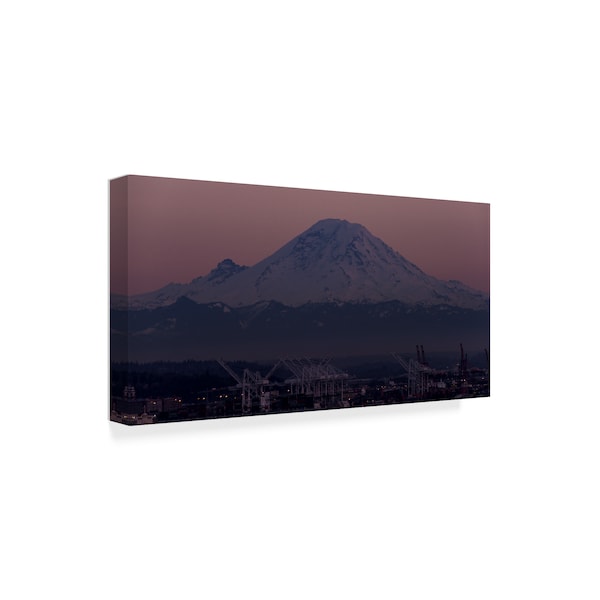 Brenda Petrella Photography Llc 'Mount Rainier Centered' Canvas Art,24x47